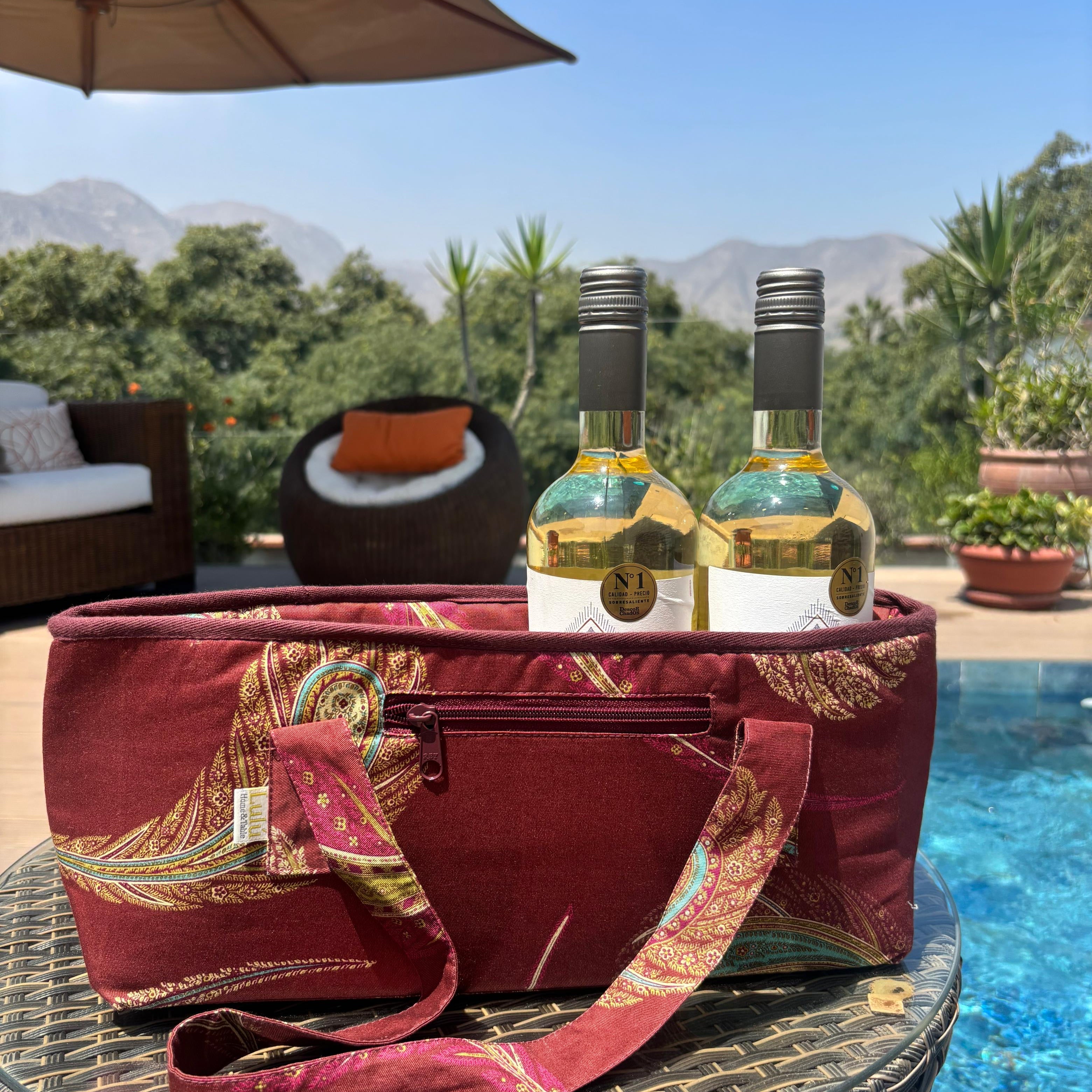 Cartera Guinda