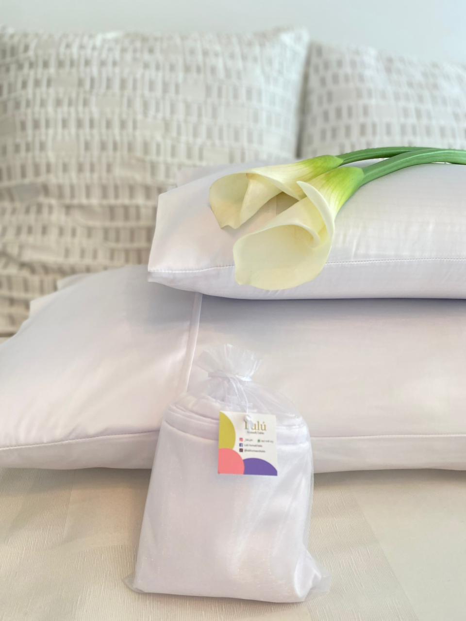Fundas de almohada de seda