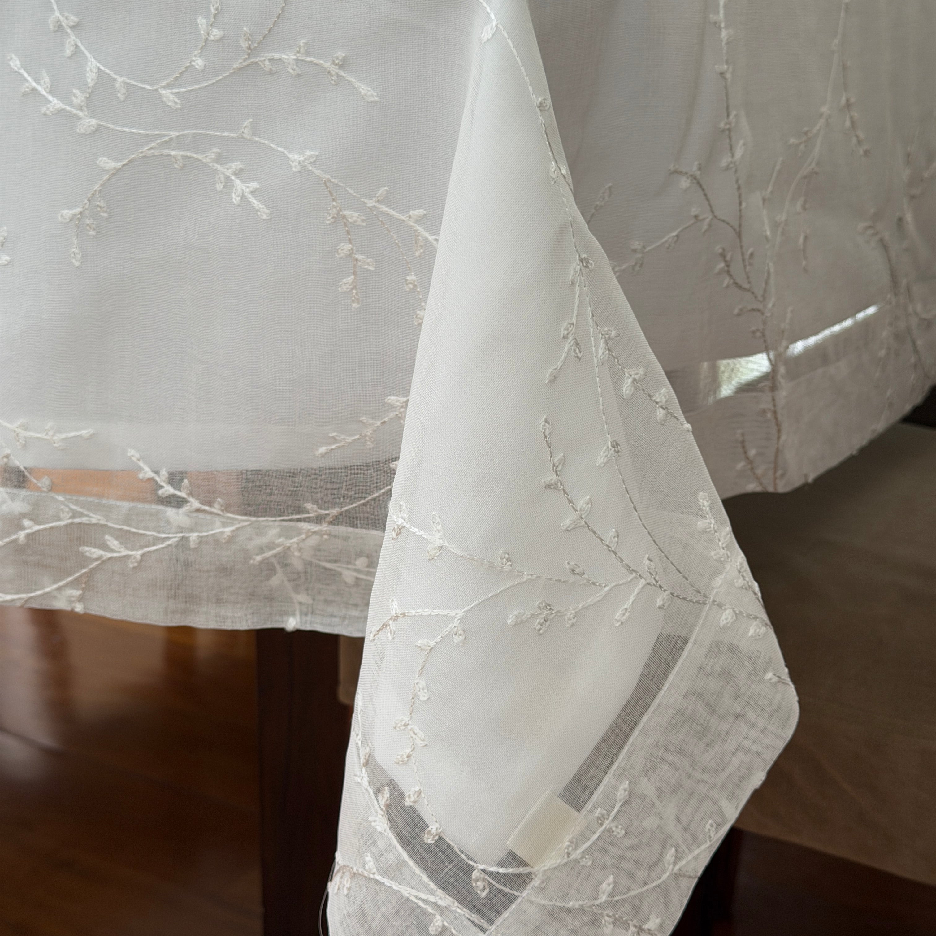 Mantel formal Bordado Blanco